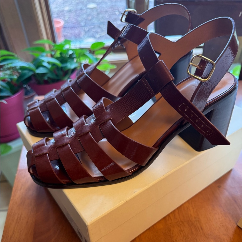 Sezane Florie heeled sandal - Picture 2 of 4